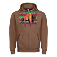 Chestnut Aztec Buffalo Zipper Hoodie - Bettercallsaul