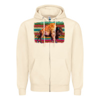 Sandshell Aztec Buffalo Zipper Hoodie - Bettercallsaul