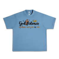 Pebble Blue godfidence Urban Heavy Tee - MaliasSmallBusiness