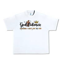 White godfidence Urban Heavy Tee - MaliasSmallBusiness