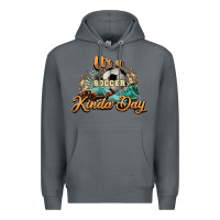 Rock It's a Soccer Kinda Day Premium Hoodie - HowdyJamesFarm