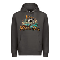 Smoke It's a Soccer Kinda Day Premium Hoodie - HowdyJamesFarm