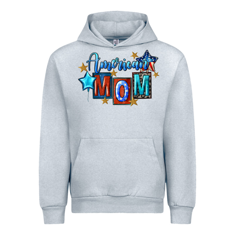 American Mom Mother's Day Urban Hoodie by FaDigitalArtStudio | Teevron