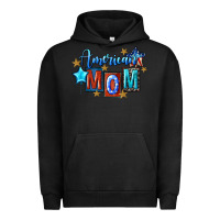 Pigment Black American mom Mother's Day Urban Hoodie - FaDigitalArtStudio