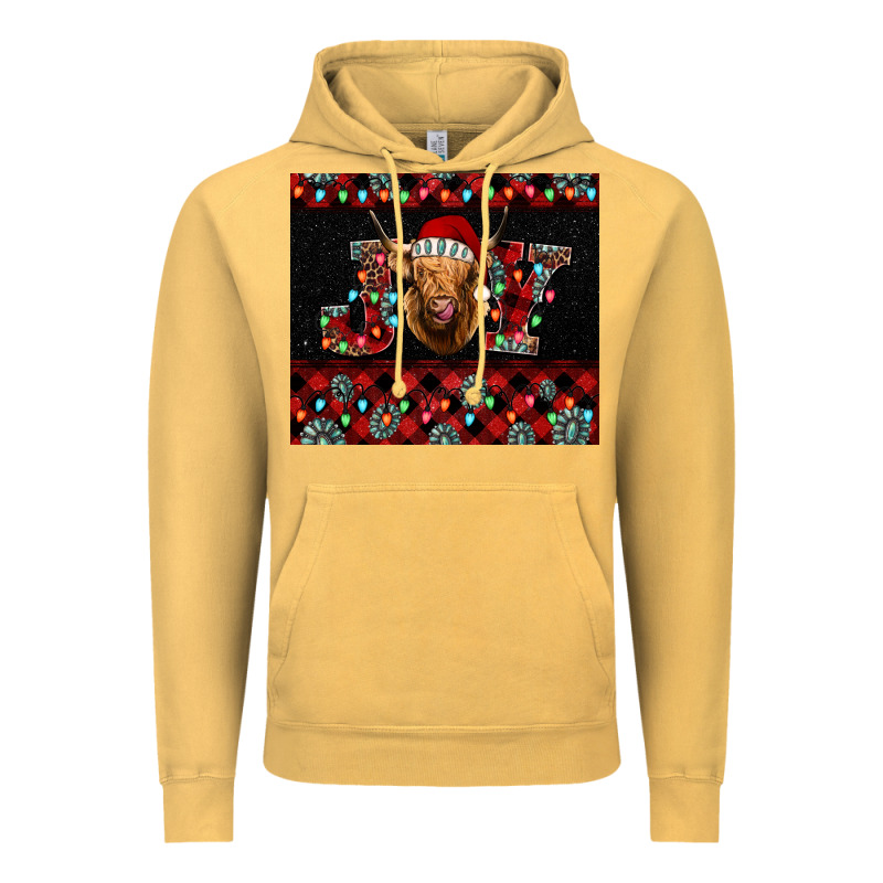 Highland Cow Joy Christmas Tumbler Vintage Hoodie by Jasminsmagicworld | Teevron