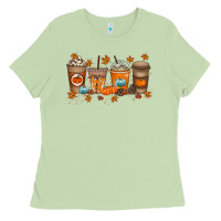 Matcha Fall Coffee Drink Ladies Tee - RacoonDesign
