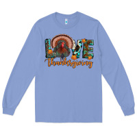 Colony Blue love thanksgiving Long Sleeve Tee - JahusDesignShop