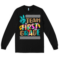 Black team first grade Long Sleeve Tee - NancyCooperArtShop