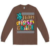 Chestnut team first grade Long Sleeve Tee - NancyCooperArtShop