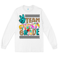 White team first grade Long Sleeve Tee - NancyCooperArtShop