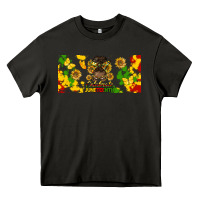 Asphalt celebrate juneteenth libbey glass Heavy Core Tee - HRA Design Shop