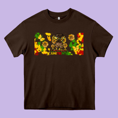 Celebrate Juneteenth Libbey Glass Heavy Core Tee Designed By Hra Design Shop