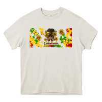 Cream celebrate juneteenth libbey glass Heavy Core Tee - HRA Design Shop