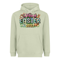 Matcha Happy Easter 2023 Heavyweight Hoodie - HowdyJamesFarm