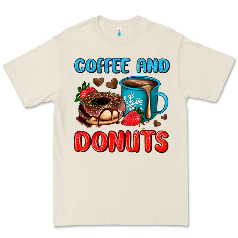 Coffee And Donuts Premium Tee by AdoDesignShop | Teevron