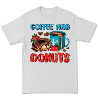 Dove Grey coffee and donuts Premium Tee - AdoDesignShop