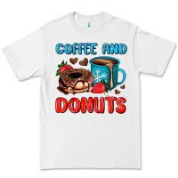 White coffee and donuts Premium Tee - AdoDesignShop