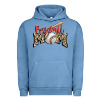 Pigment Pebble Blue baseball mom Urban Hoodie - FaDigitalArtStudio