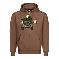 Chestnut Gnomes Truck Car  Christmas Zipper Hoodie - Bettercallsaul
