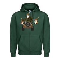 Sports Green Gnomes Truck Car  Christmas Zipper Hoodie - Bettercallsaul