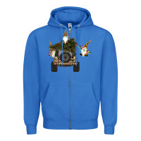 True Royal Gnomes Truck Car  Christmas Zipper Hoodie - Bettercallsaul
