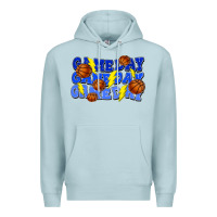 Blue Mist Game day game day game day lightning bolt Premium Hoodie - HowdyJamesFarm