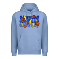 Colony Blue Game day game day game day lightning bolt Premium Hoodie - HowdyJamesFarm