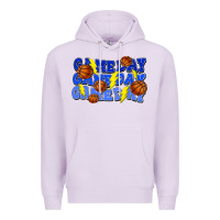 Lilac Game day game day game day lightning bolt Premium Hoodie - HowdyJamesFarm