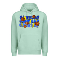 Seafoam Game day game day game day lightning bolt Premium Hoodie - HowdyJamesFarm