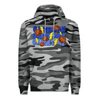 Slate Camo Game day game day game day lightning bolt Premium Hoodie - HowdyJamesFarm