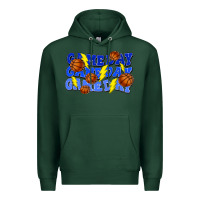 Sports Green Game day game day game day lightning bolt Premium Hoodie - HowdyJamesFarm