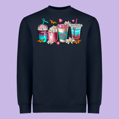Mom Fuel Coffee Cups Heavyweight Sweatshirt Designed By Nancycooperartshop