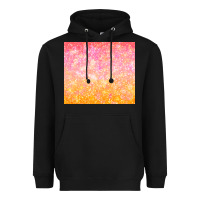 Black orange pink ombre glitter Heavyweight Hoodie - TumblerDesignByShophia