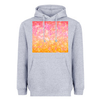 Heather Grey orange pink ombre glitter Heavyweight Hoodie - TumblerDesignByShophia