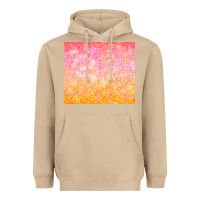 Mushroom orange pink ombre glitter Heavyweight Hoodie - TumblerDesignByShophia