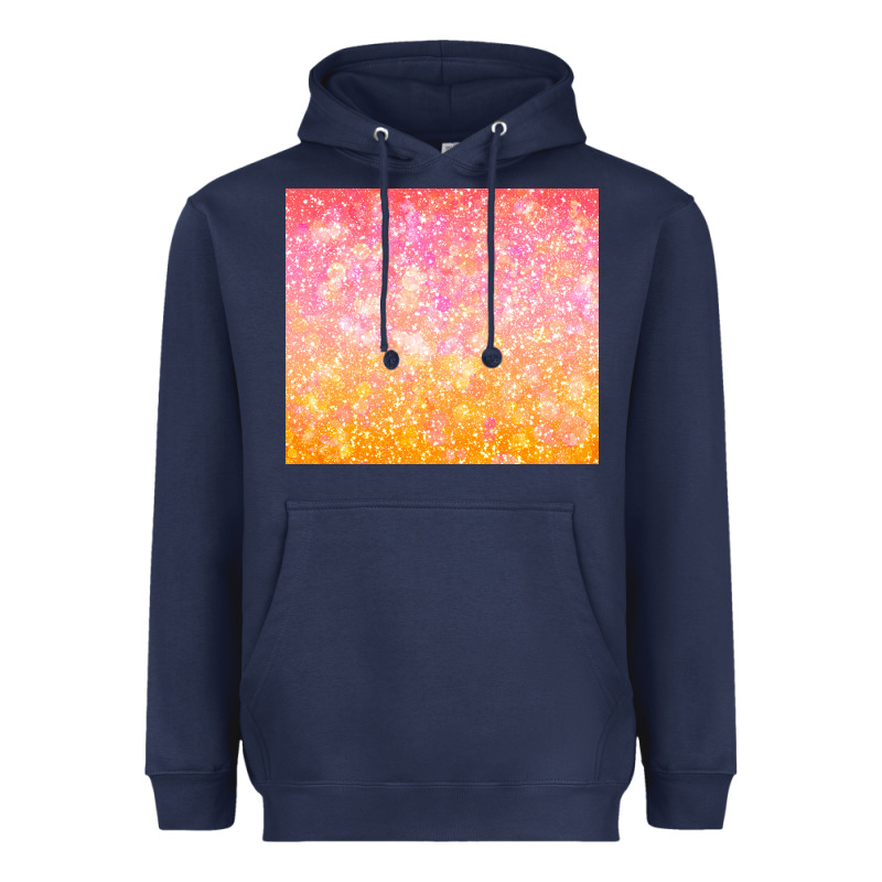 Orange Pink Ombre Glitter Heavyweight Hoodie by TumblerDesignByShophia | Teevron