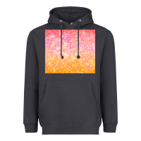 Smoke orange pink ombre glitter Heavyweight Hoodie - TumblerDesignByShophia