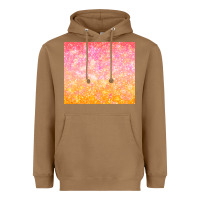 Toasted Coconut orange pink ombre glitter Heavyweight Hoodie - TumblerDesignByShophia