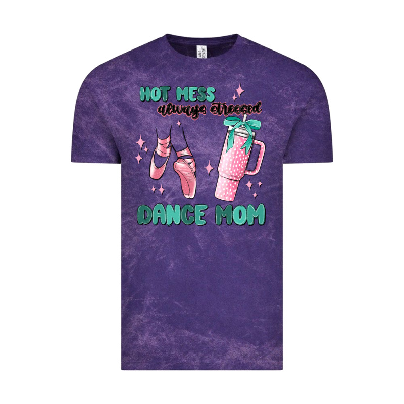 Mess Always Stressed Dance Mom Vintage Tee by MaliasSmallBusiness | Teevron