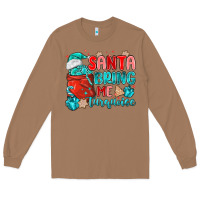 Toasted Coconut santa bring me turquoise Long Sleeve Tee - MaliasSmallBusiness