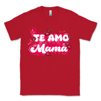 Red te amo mama Classic Tee - JahusDesignShop