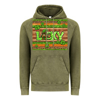 Vintage Olive st Patricks lucky gnome Vintage Hoodie - Jasminsmagicworld