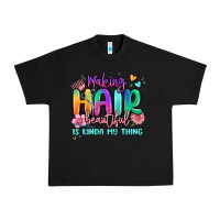 Black making hair beautiful is kinda my thing Urban Heavy Tee - MaliasSmallBusiness
