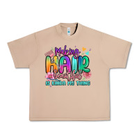 Burro making hair beautiful is kinda my thing Urban Heavy Tee - MaliasSmallBusiness