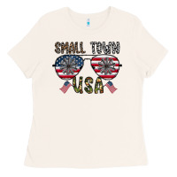 Bone small town usa Ladies Tee - CowhideDigitalArt