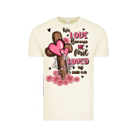 Vintage Arctic valentine cross Vintage Tee - MaliasSmallBusiness
