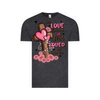 Vintage Black valentine cross Vintage Tee - MaliasSmallBusiness