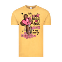 Vintage Mustard valentine cross Vintage Tee - MaliasSmallBusiness