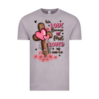 Vintage Zinc valentine cross Vintage Tee - MaliasSmallBusiness