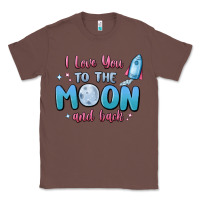 Chestnut i love you to the moon and back Classic Tee - MaliasSmallBusiness